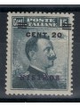 EGEO NISIRO 1916 20c on 15c grey black MH*