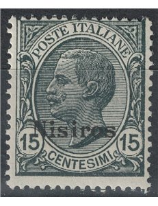 EGEO NISIRO 1921 15c slate MH*