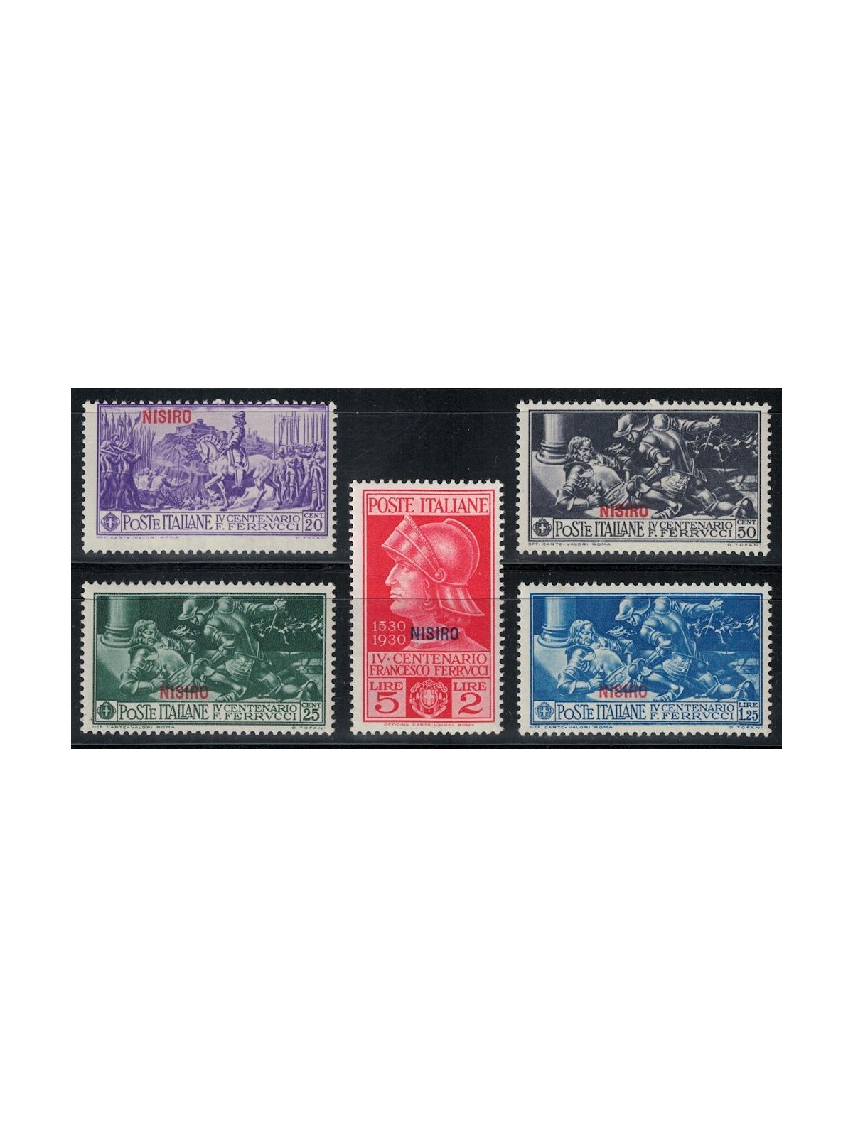 EGEO NISIRO 1930 Francesco Ferrucci 5v MH*