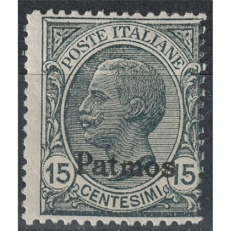 EGEO PATMO 1921 15c slate MH*
