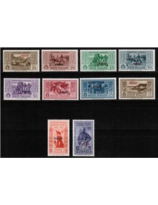 EGEO PISCOPI 1932 Giuseppe Garibaldi 10v MH*