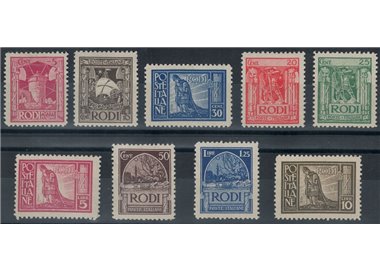 EGEO 1929 Pictorial Series 9v MH*