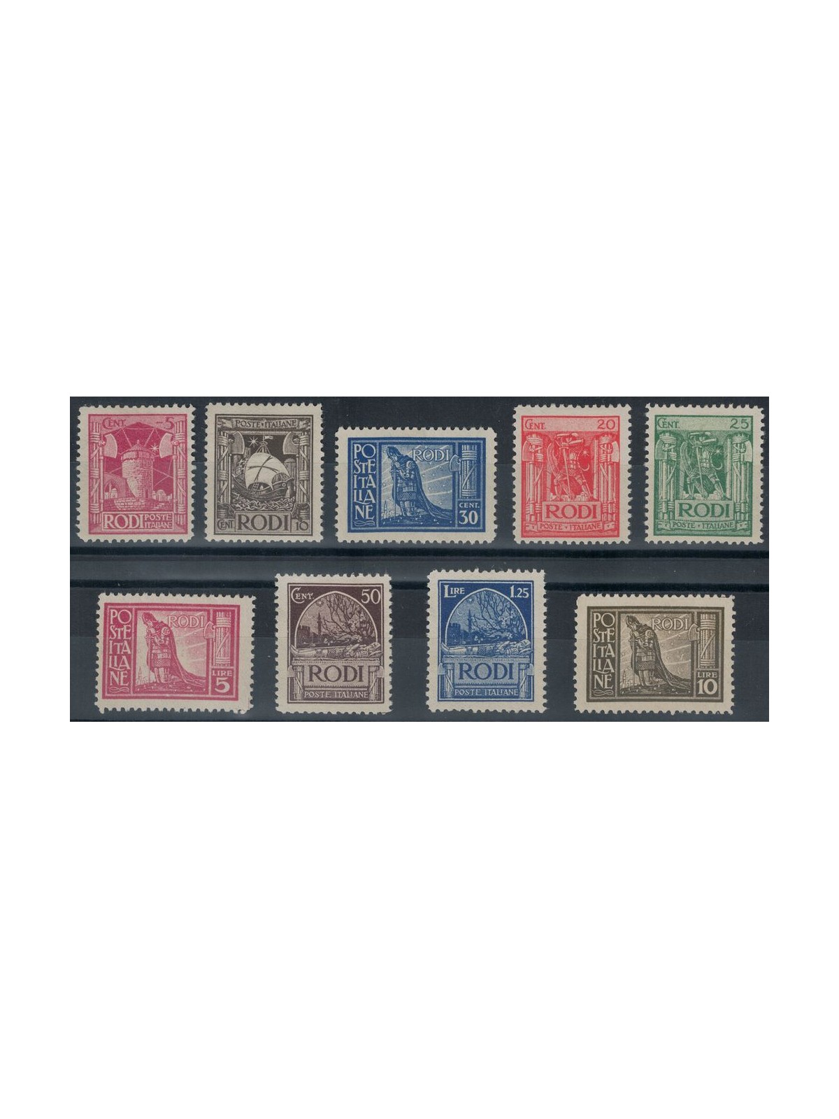 EGEO 1929 Pictorial Series 9v MH*