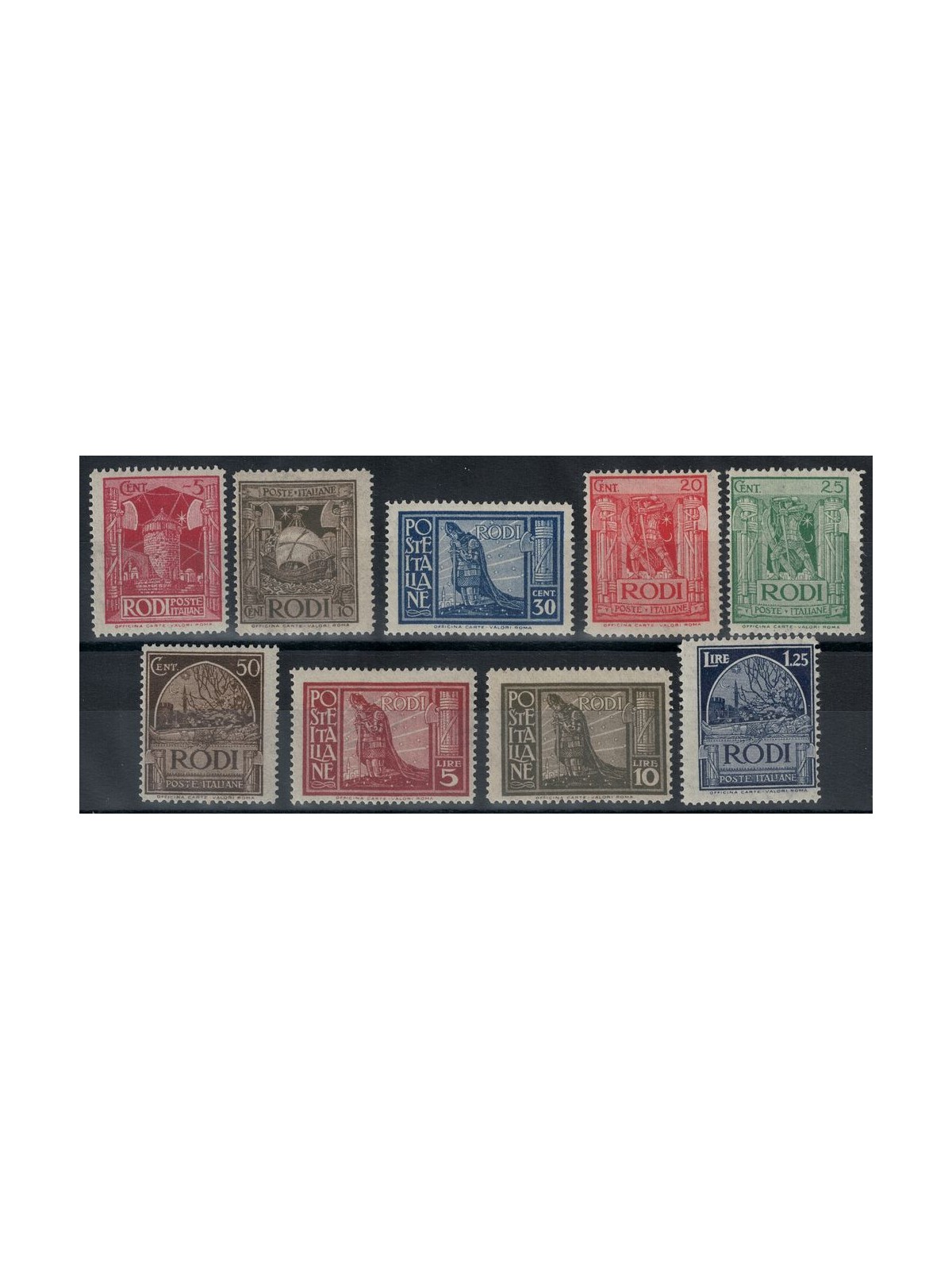 EGEO 1932 Pictorial Series 9v MH*