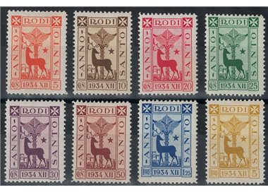 EGEO 1935 Anno Santo 8v MH*