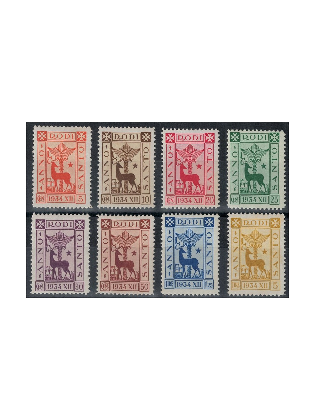 EGEO 1935 Anno Santo 8v MH*