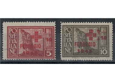 EGEO 1945 Pro Croce Rossa 2v MH*