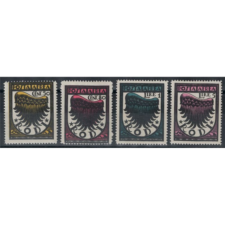 EGEO 1934 Ala stilizzata (posta aerea) 4v MH*