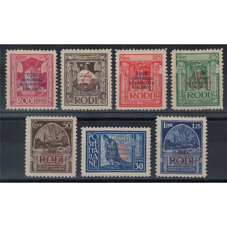 EGEO 1931 Italian Eucharistic Congress 7v MH*