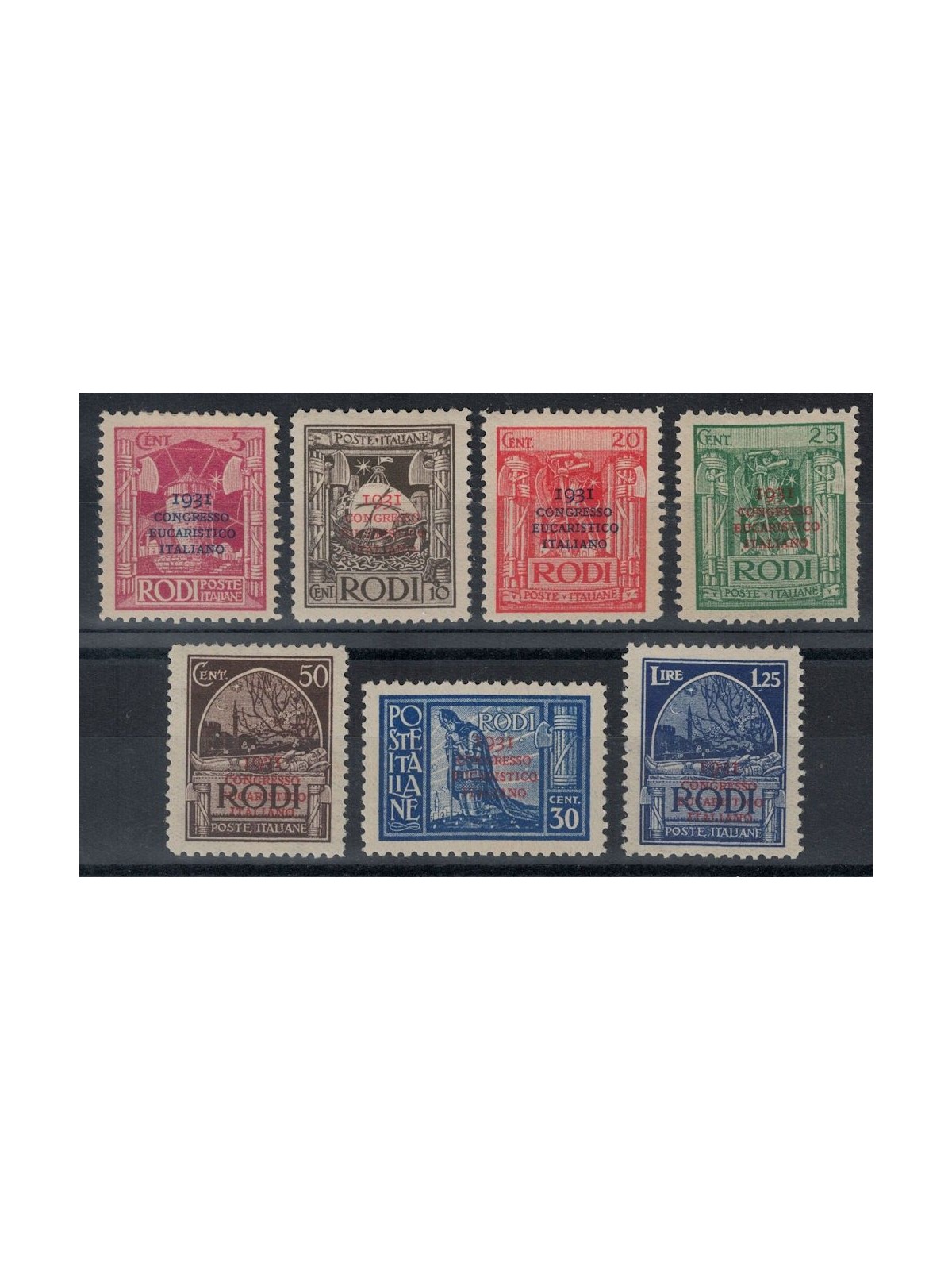 EGEO 1931 Congresso Eucaristico Italiano 7v MH*
