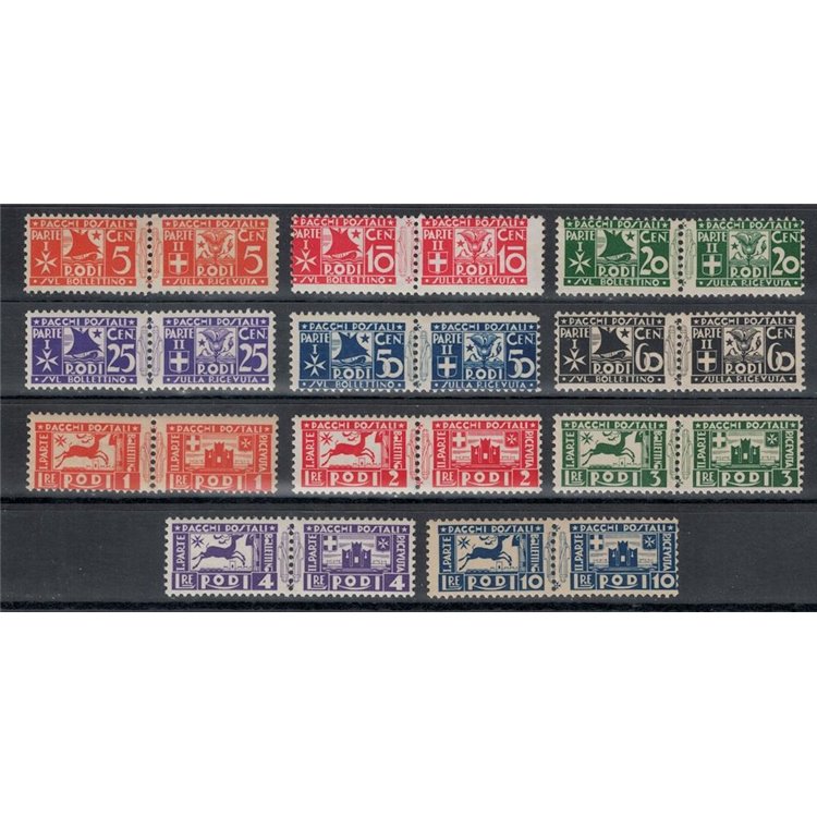 EGEO 1934 Postal Parcels 11v MH*