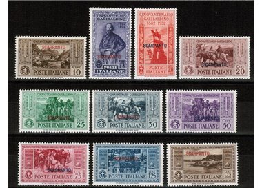 EGEO SCARPANTO 1932 Giuseppe Garibaldi 10v MH*