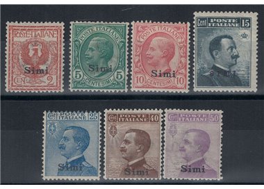 EGEO SIMI 1912 Serie ordinaria 7v MH*