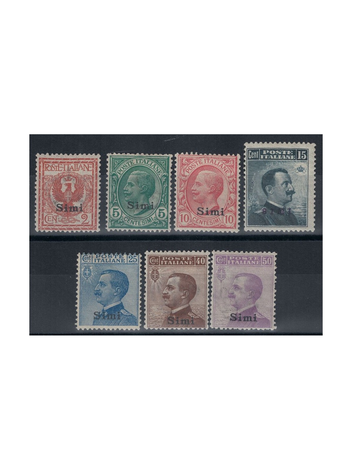 EGEO SIMI 1912 Ordinary series 7v MH*