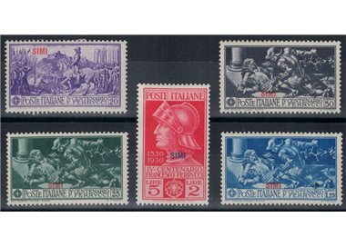 EGEO SIMI 1930 Francesco Ferrucci 5v MH*