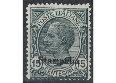 EGEO STAMPALIA 1921 15c slate MH*