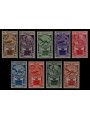 COLONIE EMISSIONI GENERALI 1933 Occupazione Eritrea 9v MH*