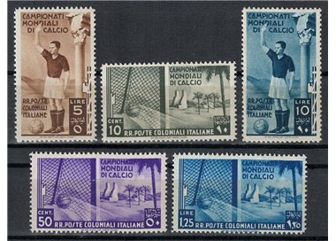 COLONIES GENERAL ISSUES 1934 Football Championships 5v MH*