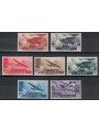 COLONIE EMISSIONI GENERALI 1933 Occupazione Eritrea (posta aerea) 7v MH*