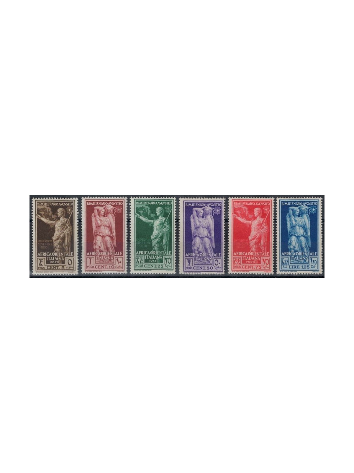 ITALIAN EAST AFRICA 1938 Augustus's bimillennium 6v MH*