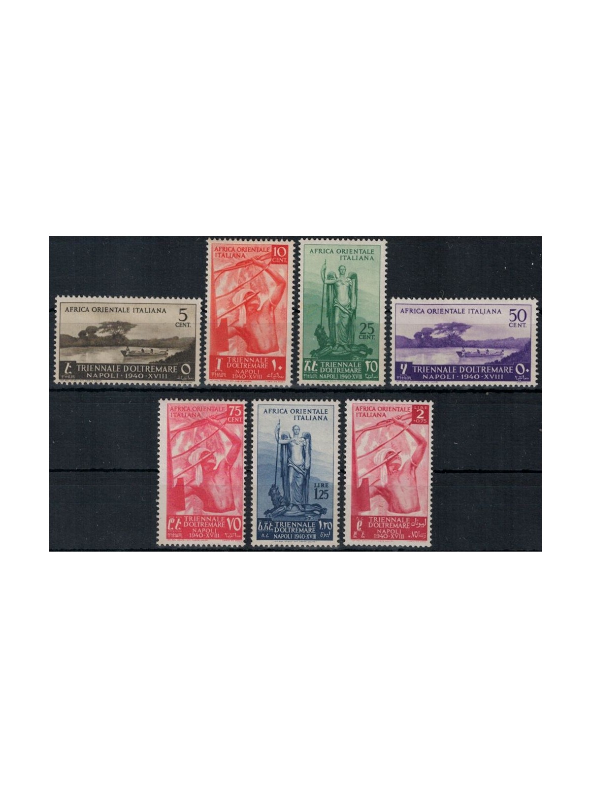 ITALIAN EAST AFRICA 1940 Overseas Triennial 7v MH*