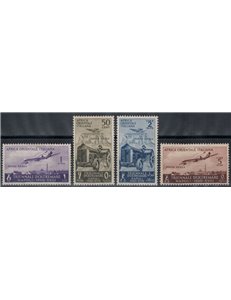 ITALIAN EAST AFRICA 1940 Triennale d'oltremare (airmail) 4v MH*