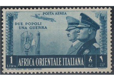 AFRICA ORIENTALE ITALIANA 1941 Fratellanza italo-tedesca (posta aerea) MH*