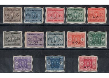 ITALIAN EAST AFRICA 1941 Tax stamp 13v MH*