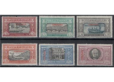 CYRENAICA 1924 Alessandro Manzoni 6v MH*