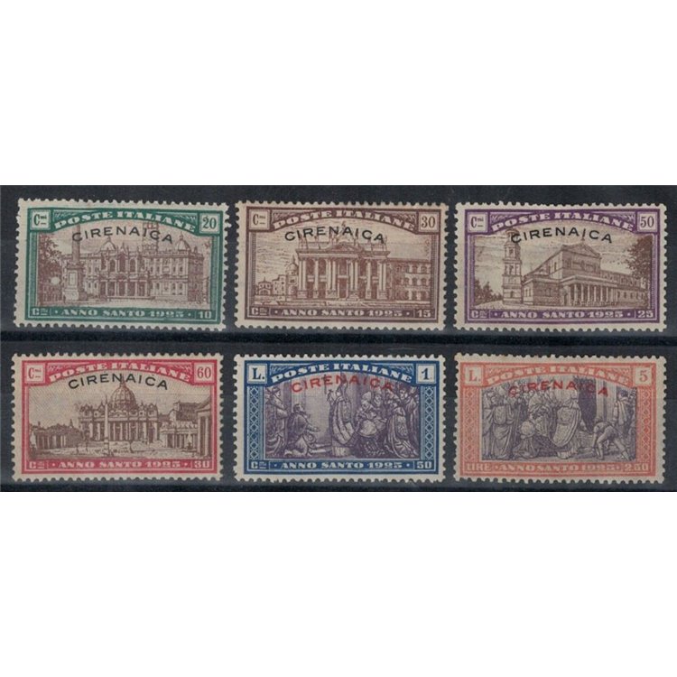 CYRENAICA 1925 Holy Year 6v MH*
