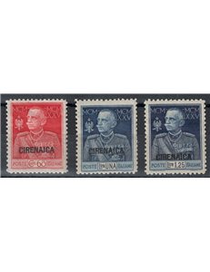 CIRENAICA 1925-26 Giubileo del Re dent. 11 3v MH*