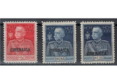 CIRENAICA 1925-26 Jubilee of the King dent. 11 3v MH*