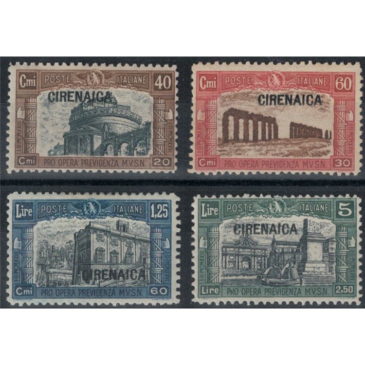 CIRENAICA 1927 Militia I 4v MH*