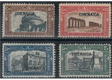 CIRENAICA 1927 Militia I 4v MH*