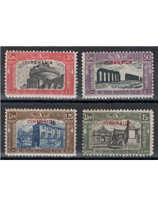 CIRENAICA 1929 Milizia II 4v MH*