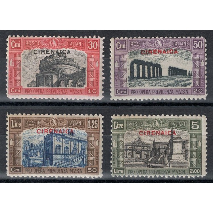 CIRENAICA 1929 Militia II 4v MH*