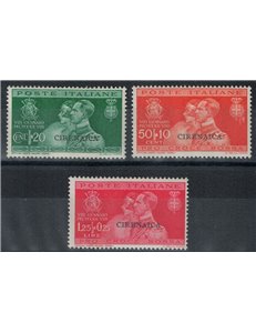 CIRENAICA 1930 Nozze del principe Umberto 3v MH*