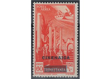 CIRENAICA 1943 Tripolitania airmail overprinted MH*