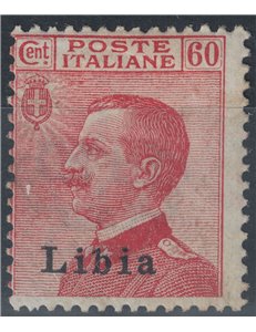 LIBIA 1918 60c carminio MH*