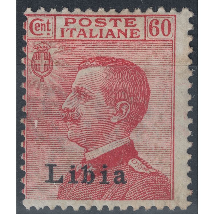 LIBIA 1918 60c carminio MH*