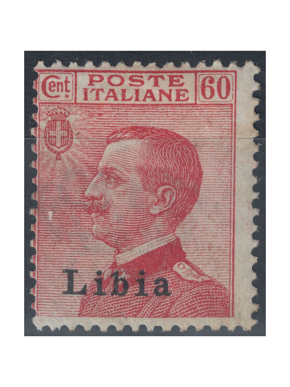 LIBYA 1918 60c carmine MH*