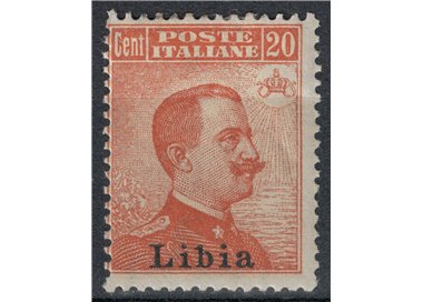 LIBYA 1918 20c orange MH*