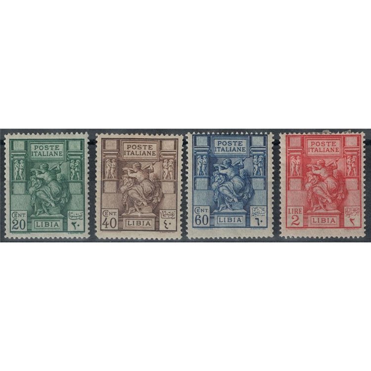LIBIA 1924 Sibilla Libica 4v MH*