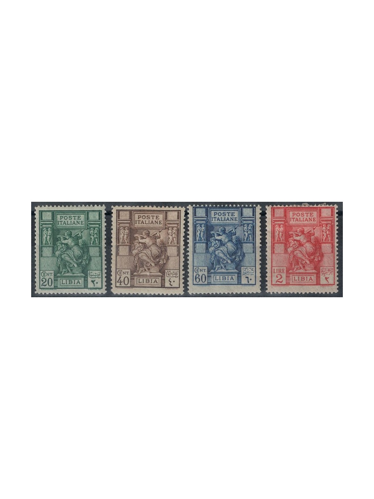 LIBYA 1924 Libyan Sibyl 4v MH*