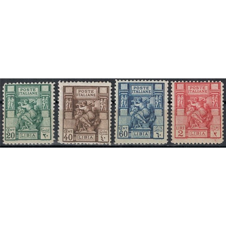LIBYA 1926-29 Libyan Sibyl 4v MH*