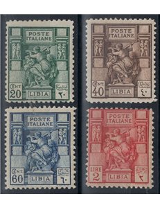 COLONIE LIBIA 1926-29 Sibilla Libica 4v MH*