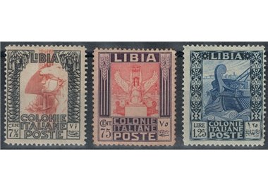 LIBIA 1931 Serie Pittorica 3v MH*