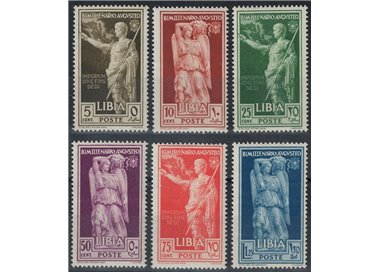 LIBIA 1938 Augusto 6v MH*