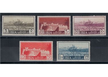 TRIPOLITANIA 1939 13th Tripoli Fair 5v MH*