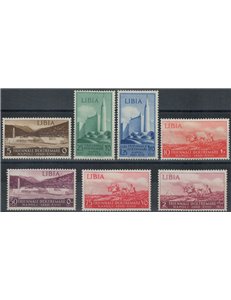 LIBYA 1940 Triennial Overseas Exhibition 7v MH*